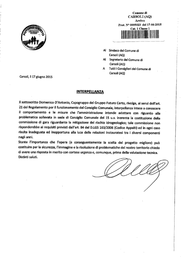 Interpellanza