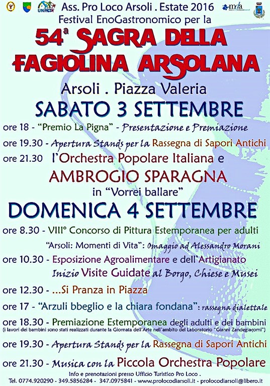 Sagra della Fagiolina Arsolana