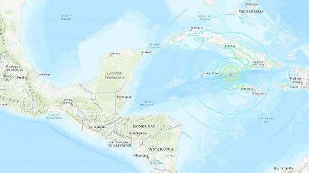 Epicentro del terremoto