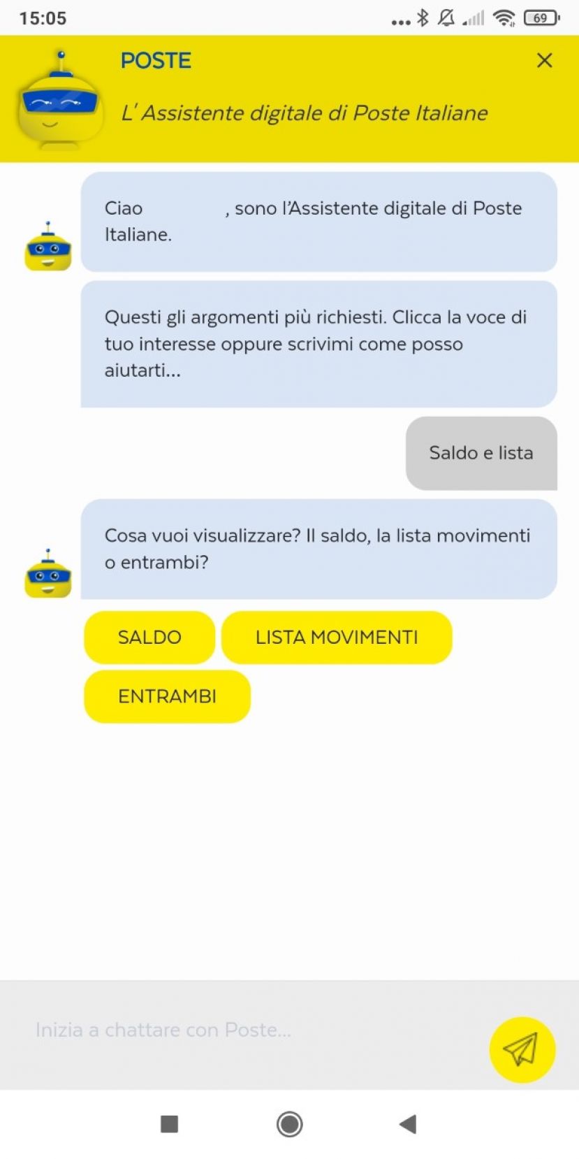 Assistente Poste