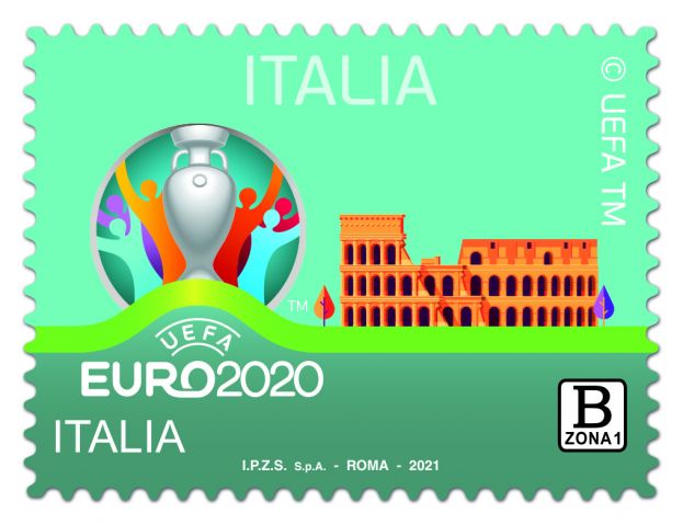 Francobollo Euro 2020
