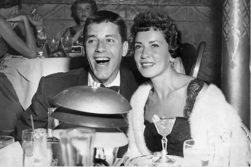 Jerry Lewis con la moglie Patti Palmer
