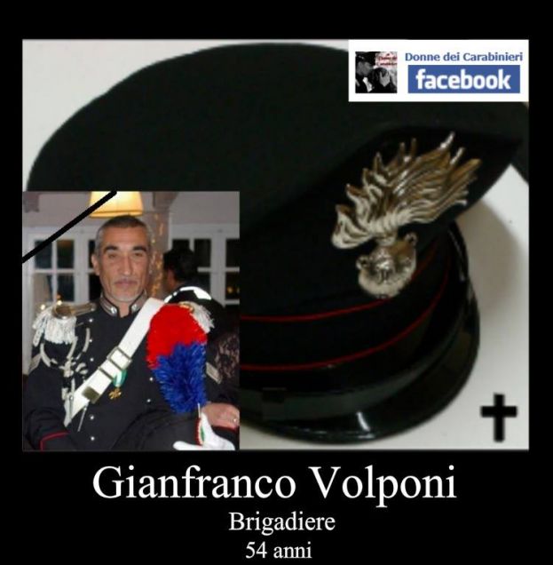 I COLLEGHI RICORDANO IL "BRIGADIERE BUONO" GIANFRANCO VOLPONI