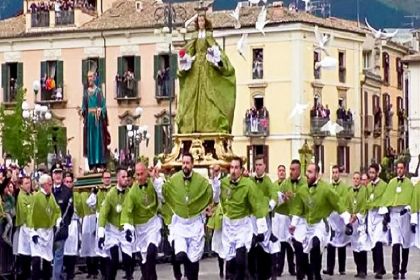 SULMONA, LA MADONNA CHE SCAPPA TORNA ALL'800
