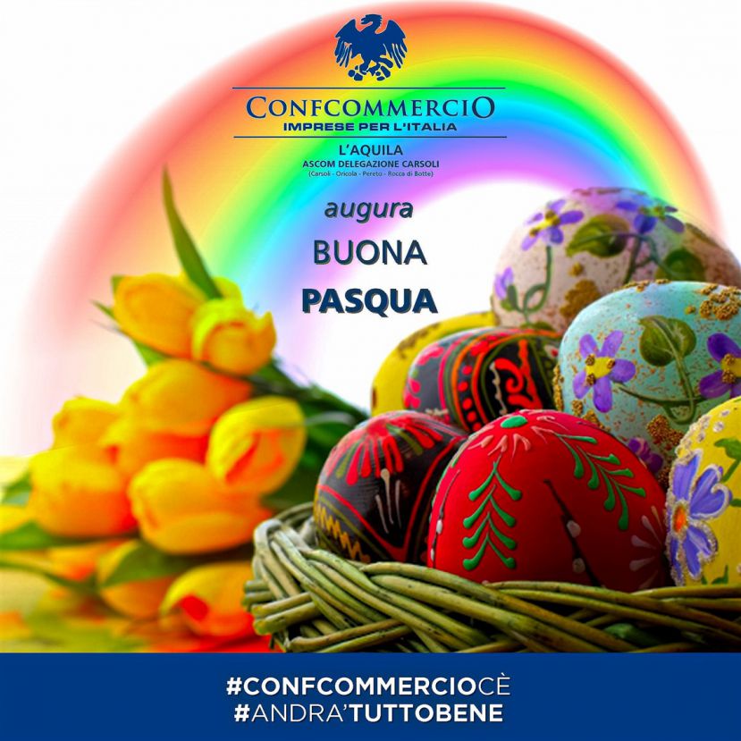 Augurio Buona Pasqua,Confcommercio