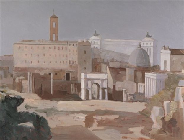 Il Campidoglio visto dal Foro - Francesco Trombadori