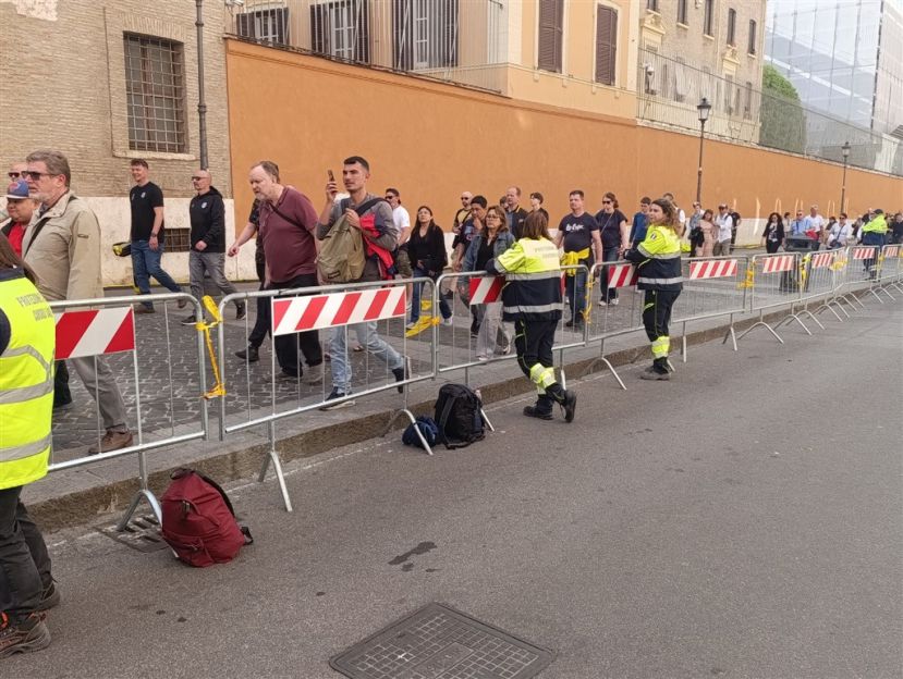 Volontari della Protezione Civile di Carsoli a San Pietro