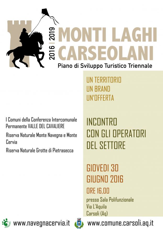 INCONTRO A CARSOLI SUL PROGETTO MONTI E LAGHI CARSEOLANI