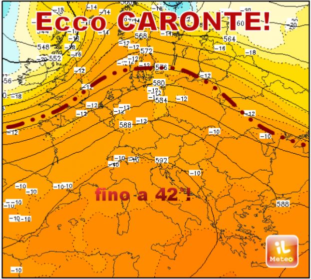 METEO,E' L'ORA DI CARONTE!